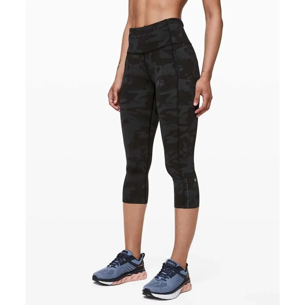 Lululemon Fast and Free Crop 4 - Picture 5 of 6